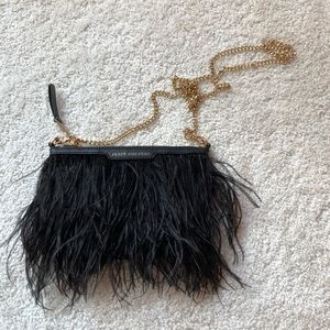 Black Feather Juicy Couture Crossbody w/ Charm